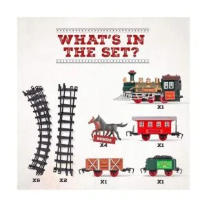 Juego de tren juguete eléctrico de tren para niños y_3