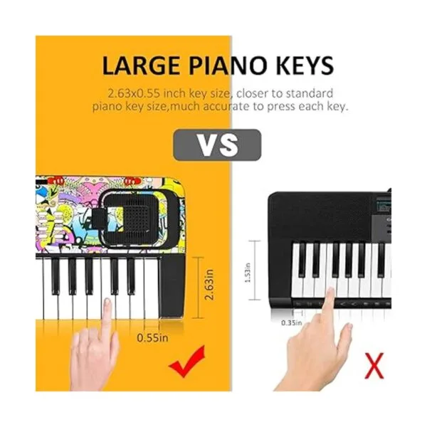 M SANMERSEN Teclado de piano para niños piano para niños_5