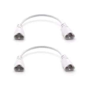 T5 T8 Cable conector de tubo LED de 8.5 pulgadas doble