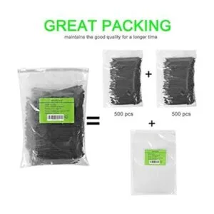 Bridas con cremallera de 4.0 in resistente cable de_2