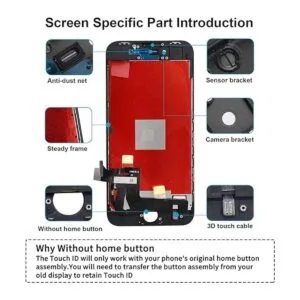 Diykitpl Pantalla de repuesto para iPhone 8 Plus de 5.5_3