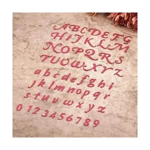 Acescen letras del alfabeto de metal grandes troqueles de