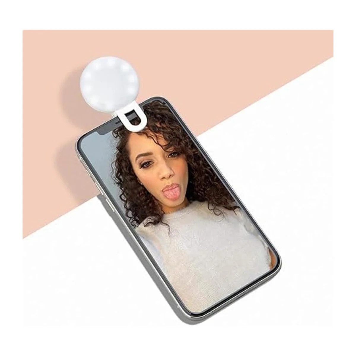 LITTIL Selfie Mini Anillo de luz recargable para teléfono_6