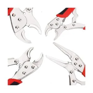 FASTPRO Juego de 4 alicates de bloqueo con agarre