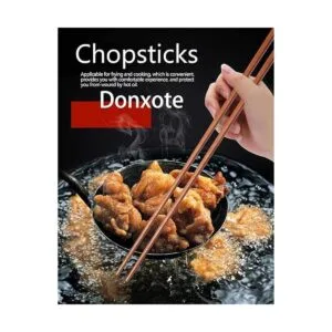 Donxote Palillos de cocina palillo extra largo de madera