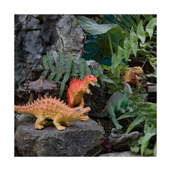 Peruser Dinosaurs Toys Paquete de 12 figuras realistas de_5