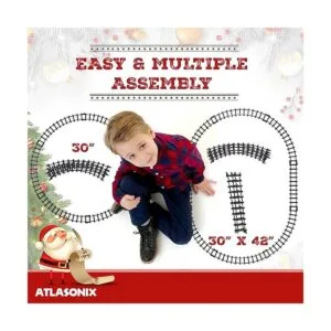 Juego de tren juguete eléctrico de tren para niños y_4