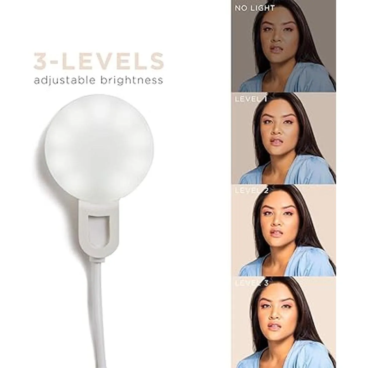 LITTIL Selfie Mini Anillo de luz recargable para teléfono_4