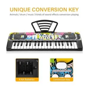 M SANMERSEN Teclado de piano para niños piano para niños_4