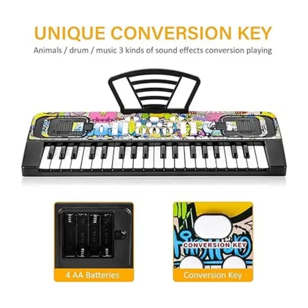 M SANMERSEN Teclado de piano para niños piano para niños_4
