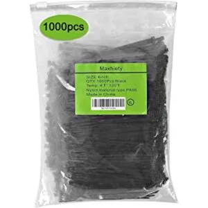 Bridas con cremallera de 4.0 in resistente cable de_1