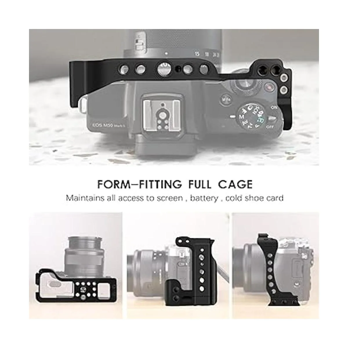 Jaula para cámara EOS M5 EOS M50 para Canon EOS M5 M50_3