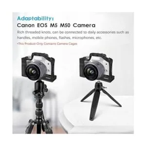 Jaula para cámara EOS M5 EOS M50 para Canon EOS M5 M50_4