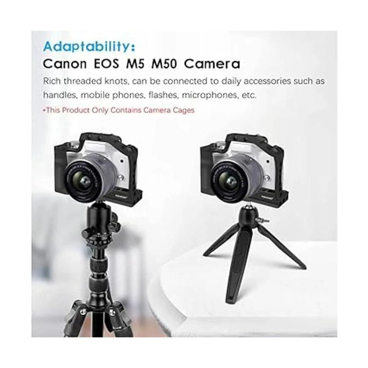 Jaula para cámara EOS M5 EOS M50 para Canon EOS M5 M50_4