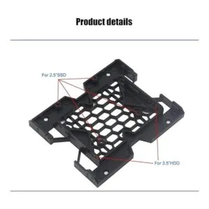 KOOBOOK 2 unidades 5.25 a 3.5 2.5 SSD HDD Bandeja Caddy_3
