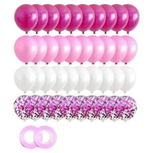 40 globos de color rosa degradado de 12 pulgadas y globos_1