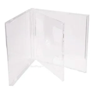 AcePlus Estuche doble transparente para CD 10 unidades_1