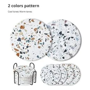 LIFVER Posavasos para bebidas posavasos absorbentes con_3