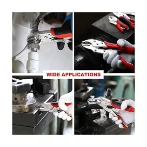 FASTPRO Juego de 4 alicates de bloqueo con agarre