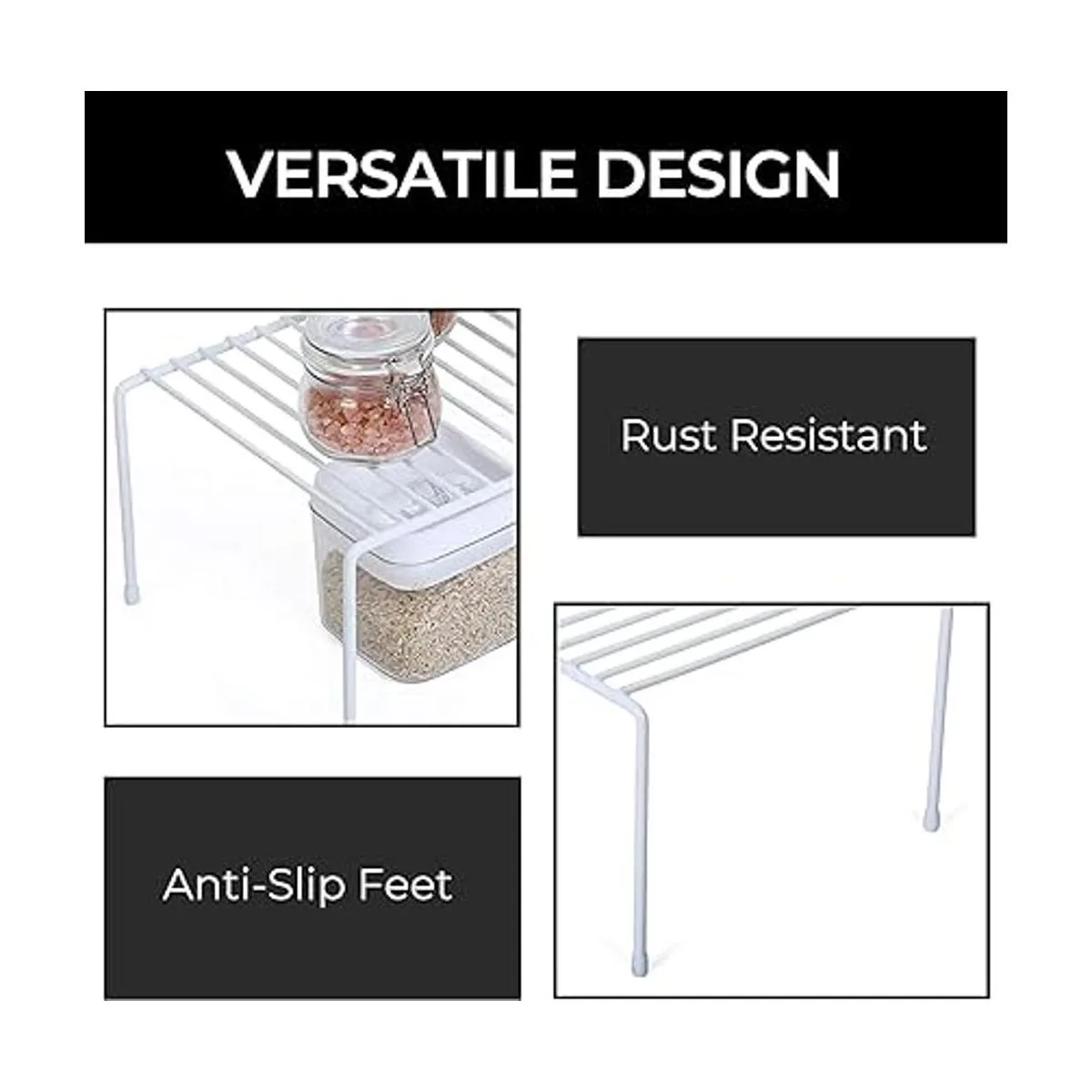 Smart Design Estante de almacenamiento para gabinetes