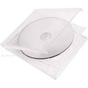 AcePlus Estuche doble transparente para CD 10 unidades_4