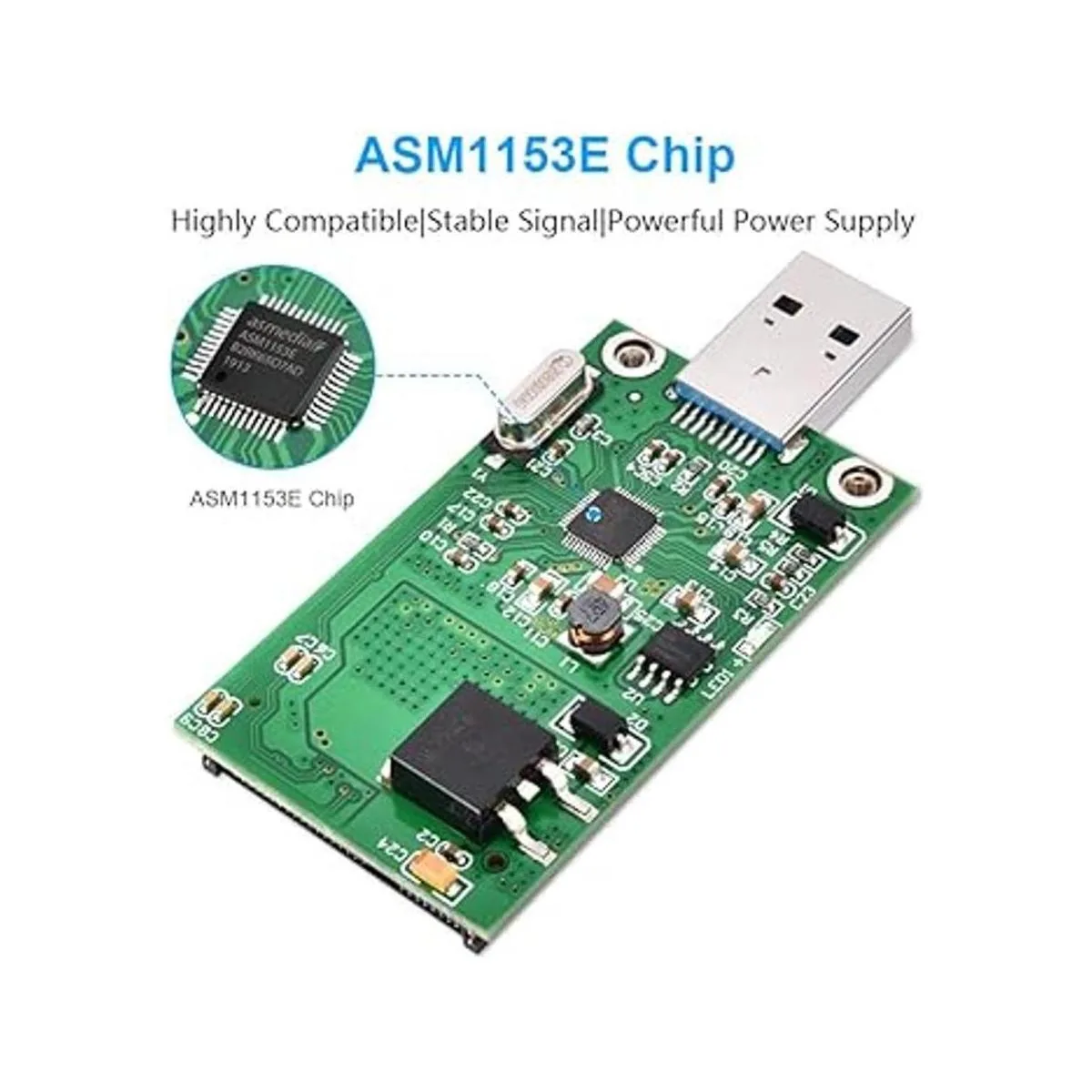 ELUTENG Adaptador mSATA mSATA a USB 3.0 lector USB mSATA_3