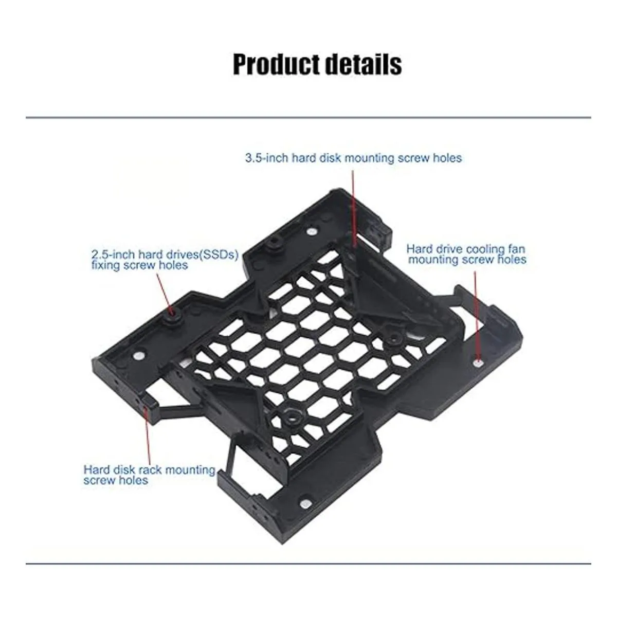 KOOBOOK 2 unidades 5.25 a 3.5 2.5 SSD HDD Bandeja Caddy_2
