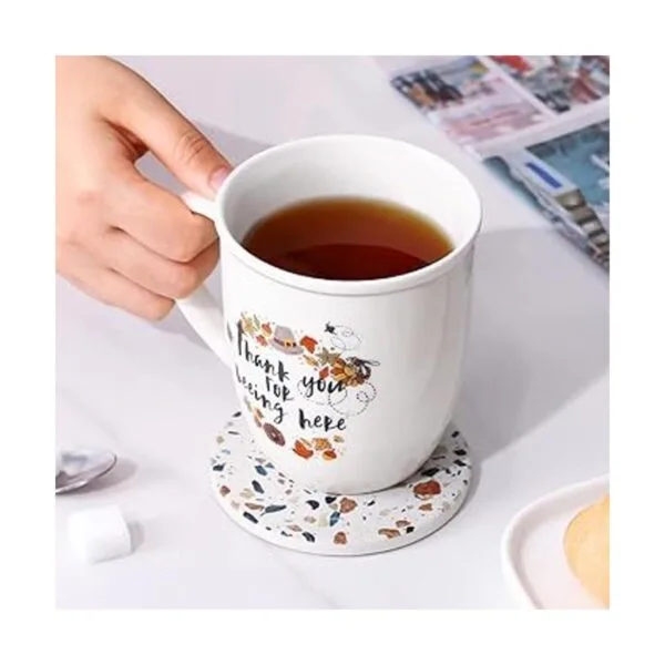 LIFVER Posavasos para bebidas posavasos absorbentes con_4