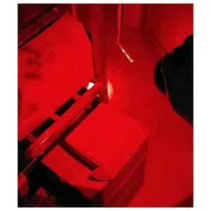 RaySoar Paquete de 4 linternas de luz roja roja LDE