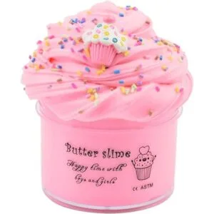 Limo de mantequilla de pastel rosa con bonito dije y_1