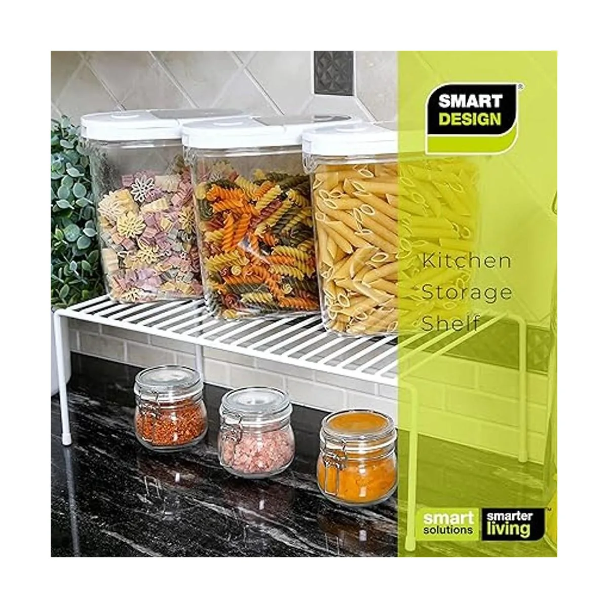 Smart Design Estante de almacenamiento para gabinetes