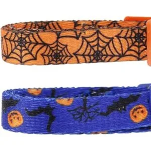 Halloween Cat Collar Set of 2 Kitten Collars
