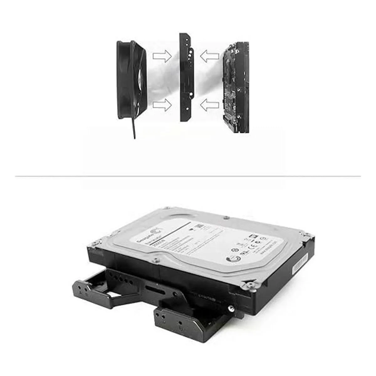 KOOBOOK 2 unidades 5.25 a 3.5 2.5 SSD HDD Bandeja Caddy_4