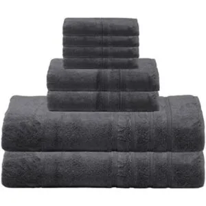 MOSOBAM Juego de baño de bambú de lujo de 8 piezas extra_1