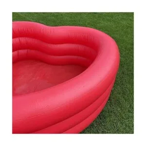 Ban.do Piscina inflable en forma de corazón rojo piscina_6