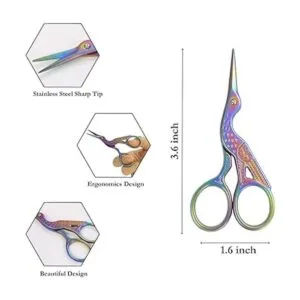 BIHRTC Tijeras de costura para tijeras de tela de acero