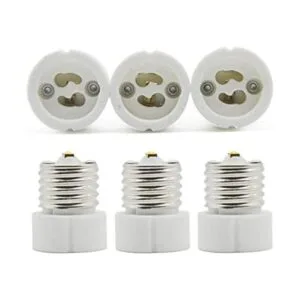 Adaptador de enchufe de cerámica E26 a GU10 rosca E26 E27