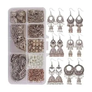SUNNYCLUE 1 caja DIY 6 pares de aretes colgantes vintage