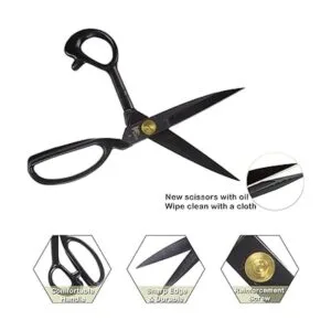 BIHRTC Tijeras de costura para tijeras de tela de acero