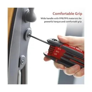 TOPLINE Juego de llaves Allen plegables de 25 piezas SAE_6