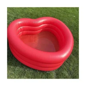 Ban.do Piscina inflable en forma de corazón rojo piscina_4