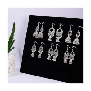 SUNNYCLUE 1 caja DIY 6 pares de aretes colgantes vintage