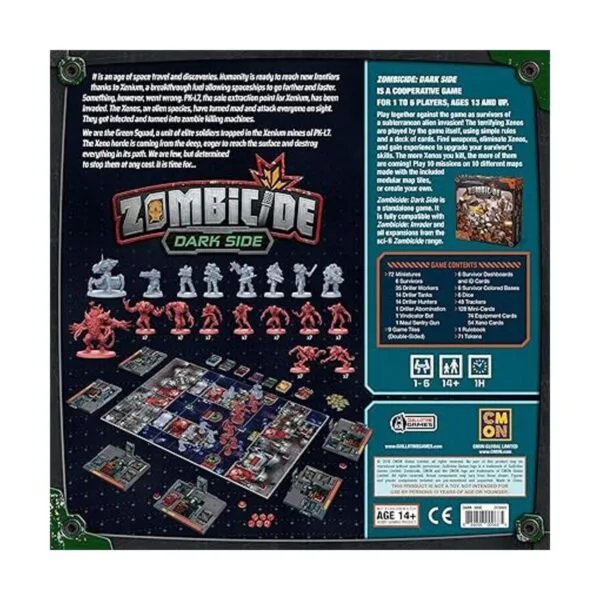 Juego de mesa Zombicide Invader Dark Side Juego de_6