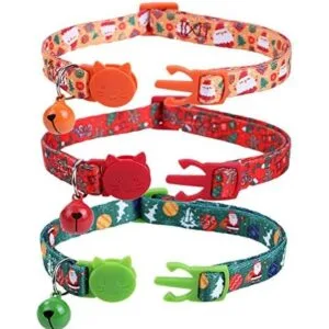 BoomBone Juego de 3 collares para gatos con campana_2