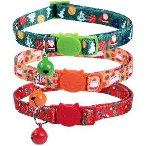 BoomBone Juego de 3 collares para gatos con campana_1