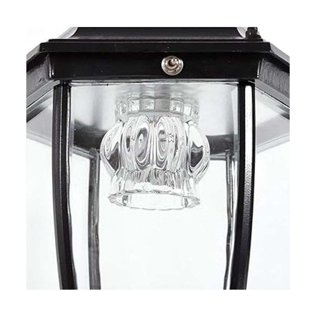 Paquete de 2 lámparas solares de aluminio grandes luces_4