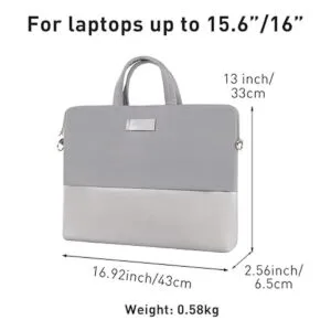 Kamlui Bolsa para laptop para mujer de 15.6 pulgadas 16_3