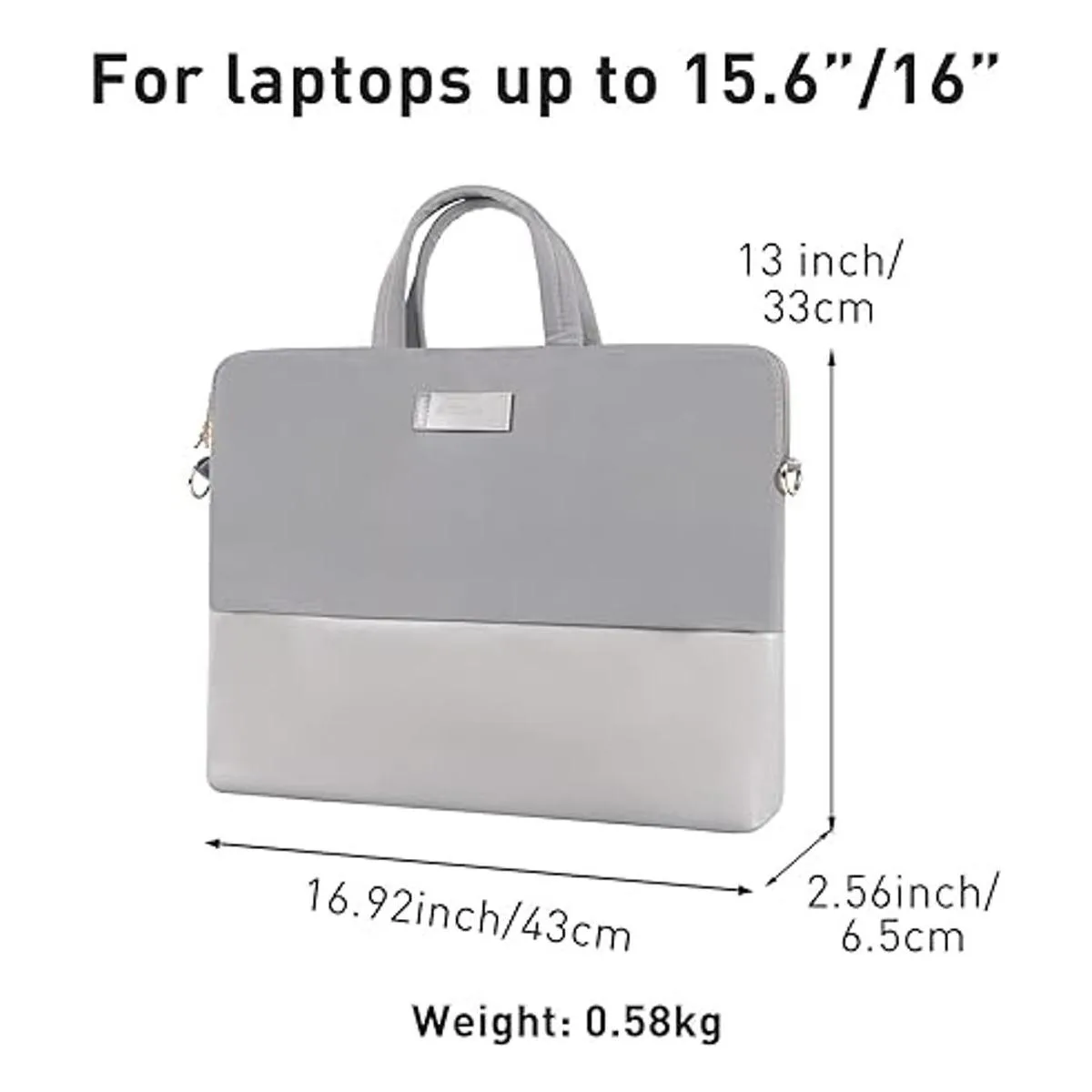 Kamlui Bolsa para laptop para mujer de 15.6 pulgadas 16_3