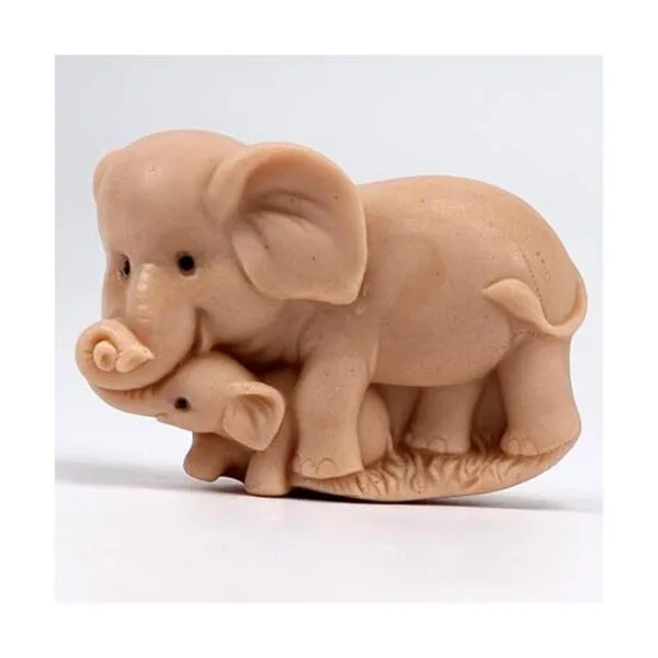 Moldes de jabón de elefante para madre y bebé moldes de_2