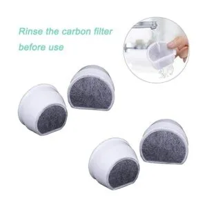 Prefiltro de espuma y filtro de carbono